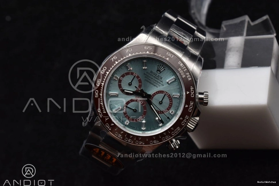 YG 793 Edition SS Crystal Contemporary V 126506 Ice QF SH4131 Daytona Blue 1:1 Dial Braclet Marker Best on 0711